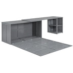 Murphy-Bett in Queen-Size mit drehbarem Schreibtisch