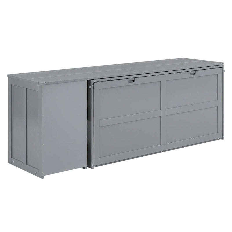 Murphy-Bett in Queen-Size mit drehbarem Schreibtisch