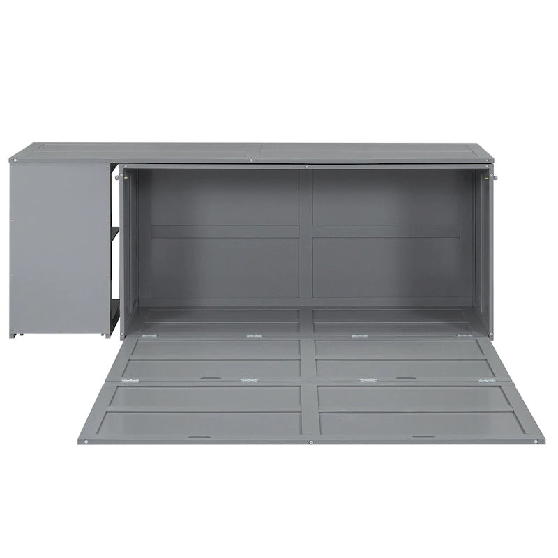 Murphy-Bett in Queen-Size mit drehbarem Schreibtisch
