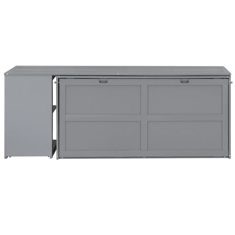 Murphy-Bett in Queen-Size mit drehbarem Schreibtisch