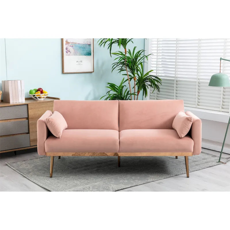 Divanetti letto convertibili imbottiti in velluto