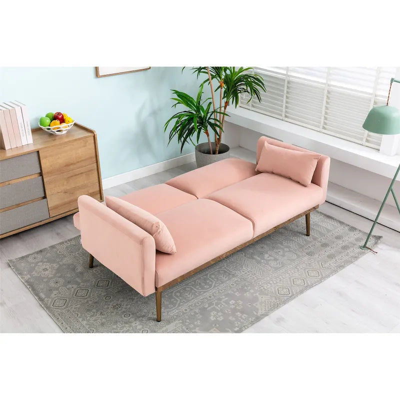 Divanetti letto convertibili imbottiti in velluto
