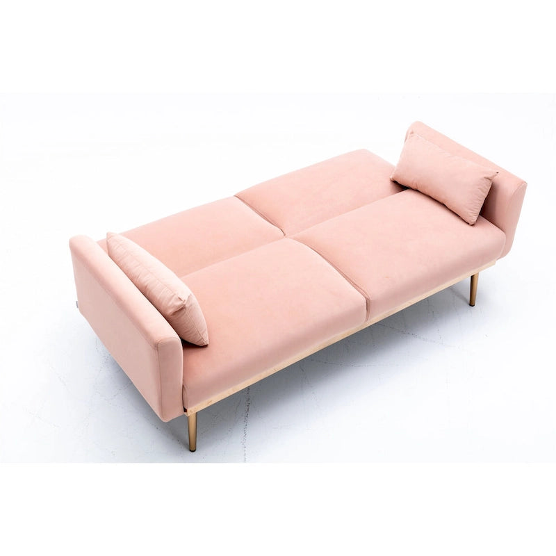 Divanetti letto convertibili imbottiti in velluto