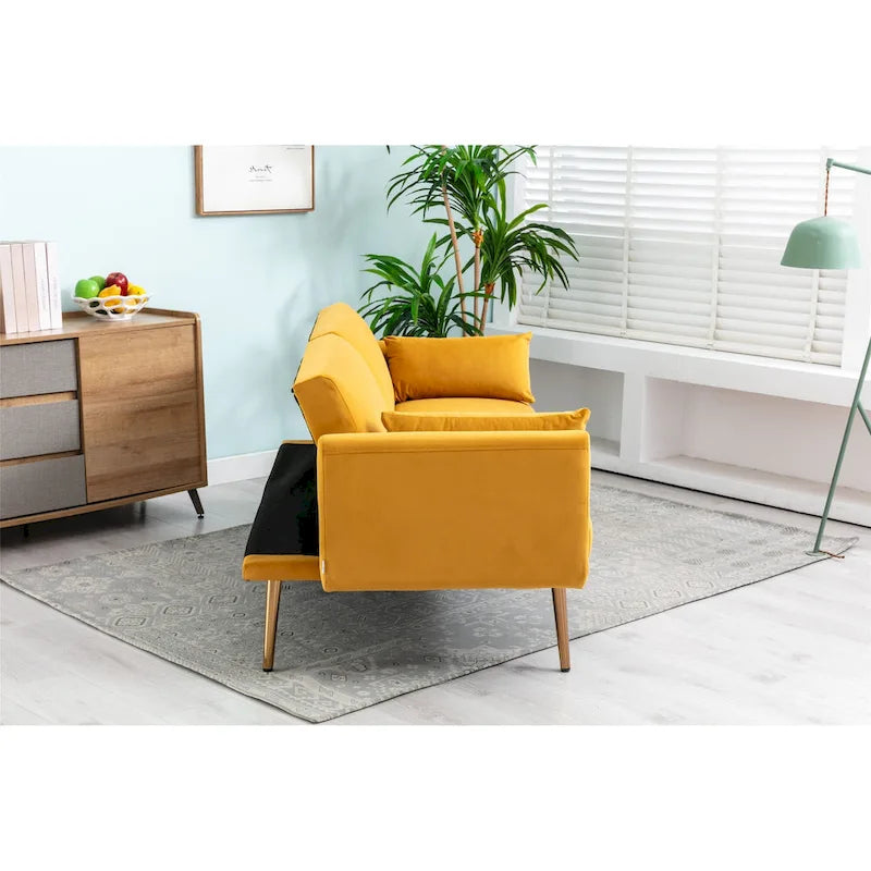 Divanetti letto convertibili imbottiti in velluto