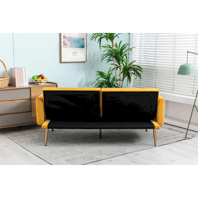 Divanetti letto convertibili imbottiti in velluto