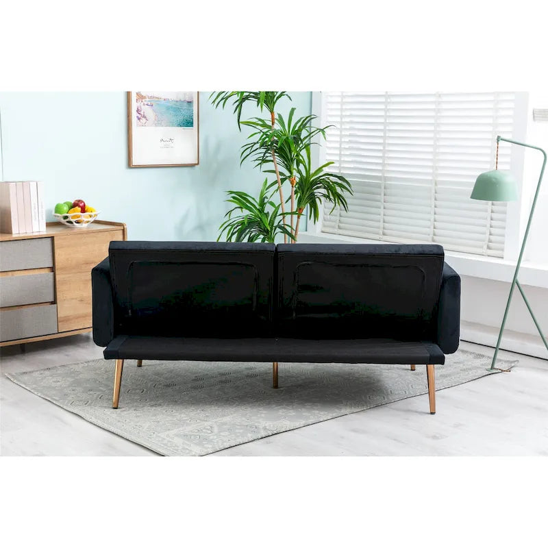 Divanetti letto convertibili imbottiti in velluto