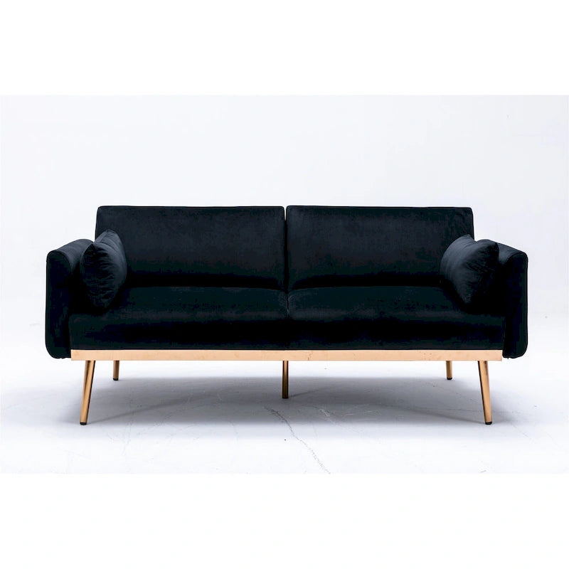 Divanetti letto convertibili imbottiti in velluto