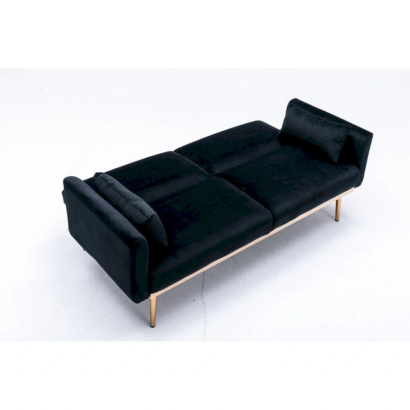 Divanetti letto convertibili imbottiti in velluto