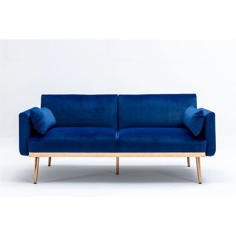 Divanetti letto convertibili imbottiti in velluto