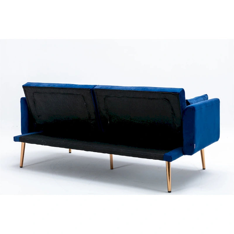 Divanetti letto convertibili imbottiti in velluto