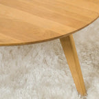 Table basse ronde en bois d’acacia