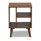 Table d’appoint moderne en bois de noyer