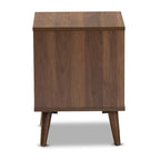 Table d’appoint moderne en bois de noyer
