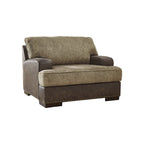 Alesbury chocoladekleurige anderhalfzitsstoel - 49W x 44D x 40H