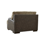Alesbury chocoladekleurige anderhalfzitsstoel - 49W x 44D x 40H