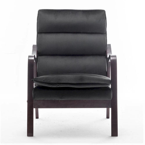 24.8 Wide Mid-Century Modern Velvet Armchair