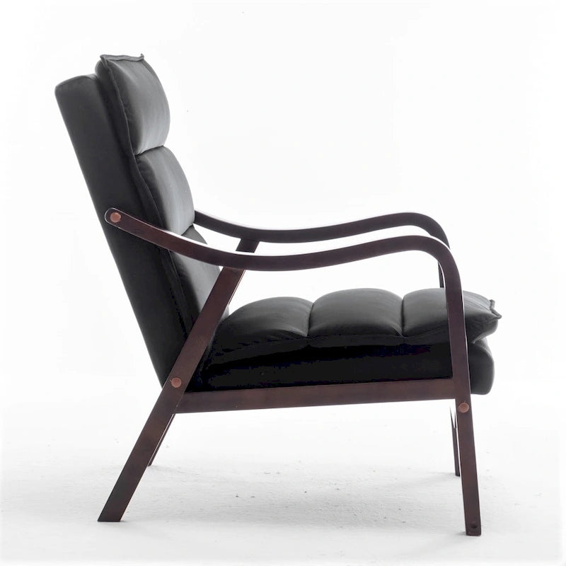 24.8 Wide Mid-Century Modern Velvet Armchair
