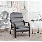 24.8 Wide Mid-Century Modern Velvet Armchair