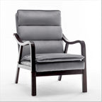 24.8 Wide Mid-Century Modern Velvet Armchair