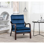 24.8 Wide Mid-Century Modern Velvet Armchair