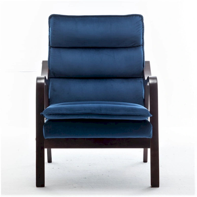 24.8 Wide Mid-Century Modern Velvet Armchair