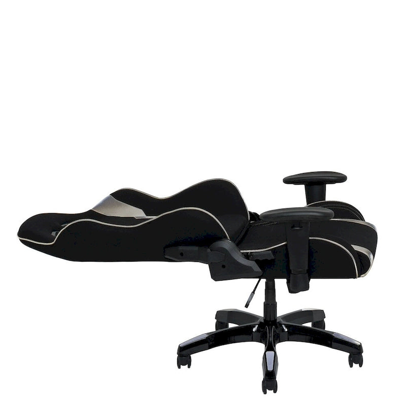 Bonded Leather, Fabric, and Mesh High-back Ergonomic Gaming Chair