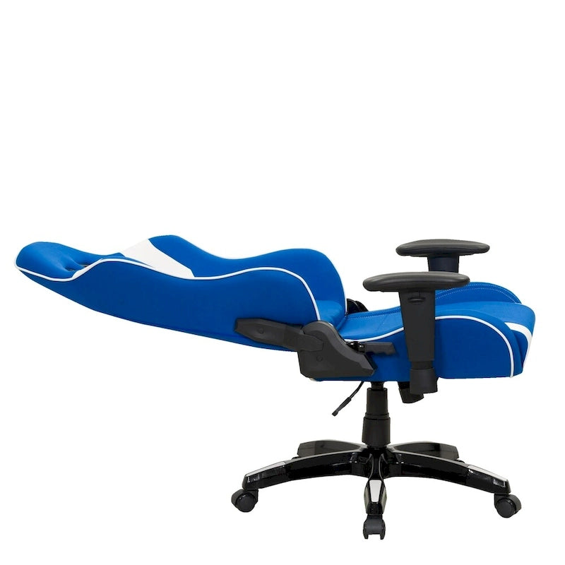 Bonded Leather, Fabric, and Mesh High-back Ergonomic Gaming Chair