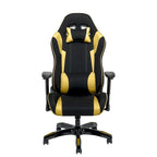 Bonded Leather, Fabric, and Mesh High-back Ergonomic Gaming Chair