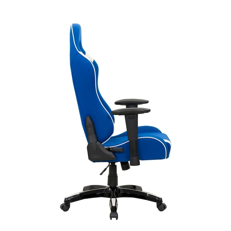 Bonded Leather, Fabric, and Mesh High-back Ergonomic Gaming Chair
