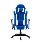 Bonded Leather, Fabric, and Mesh High-back Ergonomic Gaming Chair