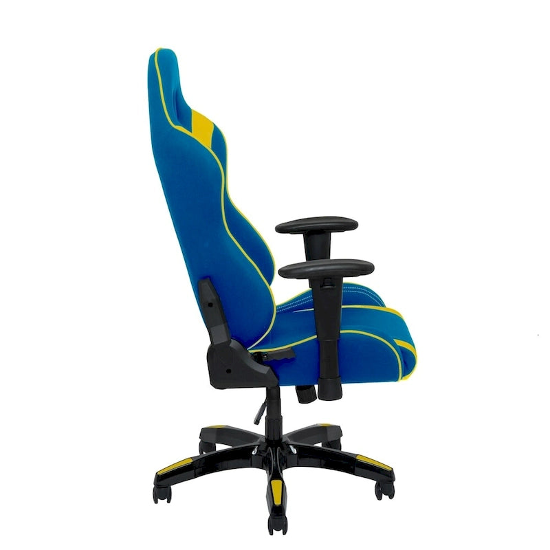 Bonded Leather, Fabric, and Mesh High-back Ergonomic Gaming Chair