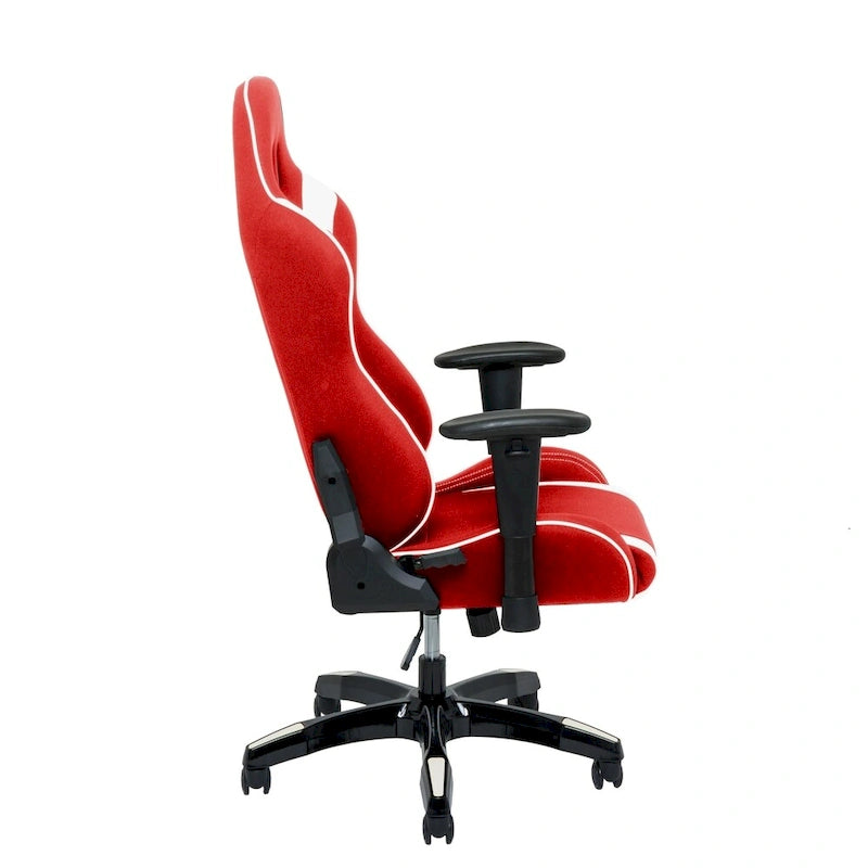 Bonded Leather, Fabric, and Mesh High-back Ergonomic Gaming Chair
