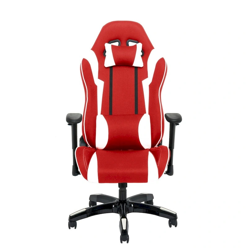 Bonded Leather, Fabric, and Mesh High-back Ergonomic Gaming Chair