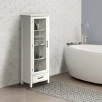 Delaney Freestanding Linen Cabinet with Drawer
