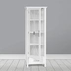 Delaney Freestanding Linen Cabinet with Drawer