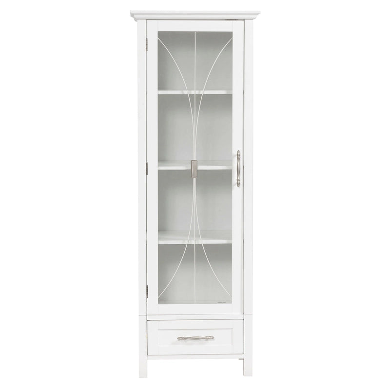 Delaney Freestanding Linen Cabinet with Drawer