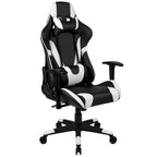 Ergonomischer Racing-Gaming-Stuhl mit vollständig neigbarer Rückenlehne in Rot