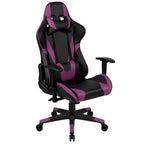 Ergonomischer Racing-Gaming-Stuhl mit vollständig neigbarer Rückenlehne in Rot