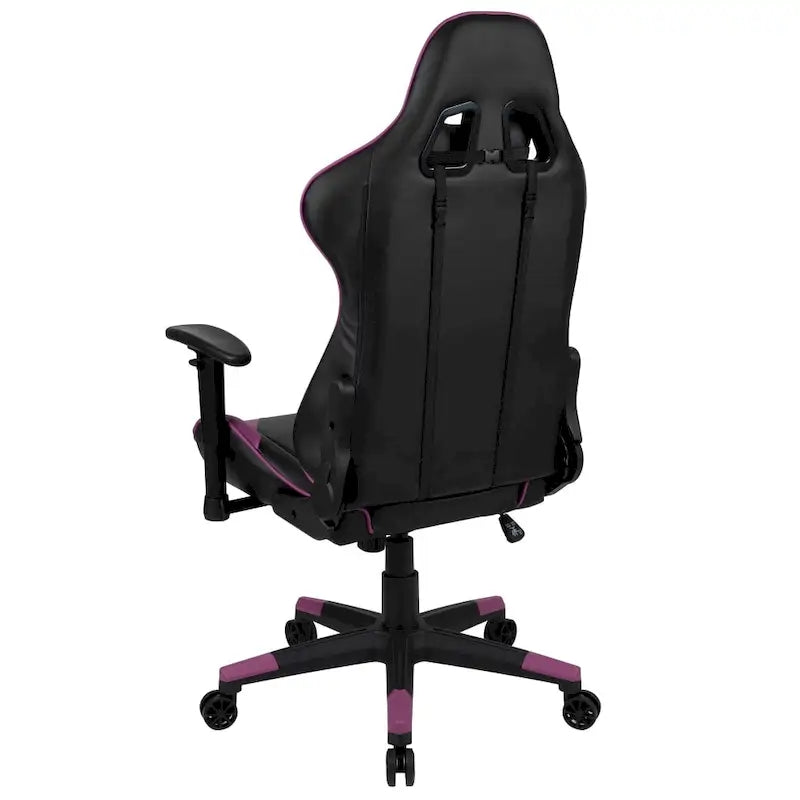 Ergonomischer Racing-Gaming-Stuhl mit vollständig neigbarer Rückenlehne in Rot