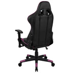 Ergonomischer Racing-Gaming-Stuhl mit vollständig neigbarer Rückenlehne in Rot