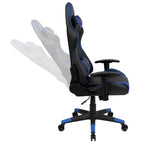 Ergonomischer Racing-Gaming-Stuhl mit vollständig neigbarer Rückenlehne in Rot