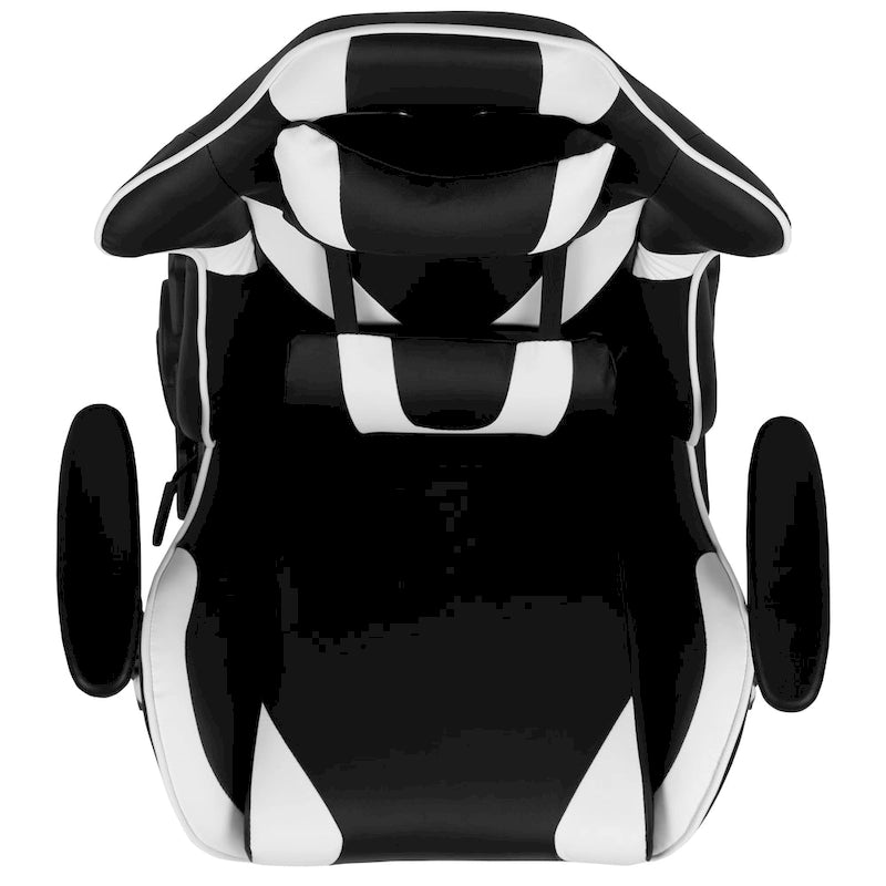 Ergonomischer Racing-Gaming-Stuhl mit vollständig neigbarer Rückenlehne in Rot