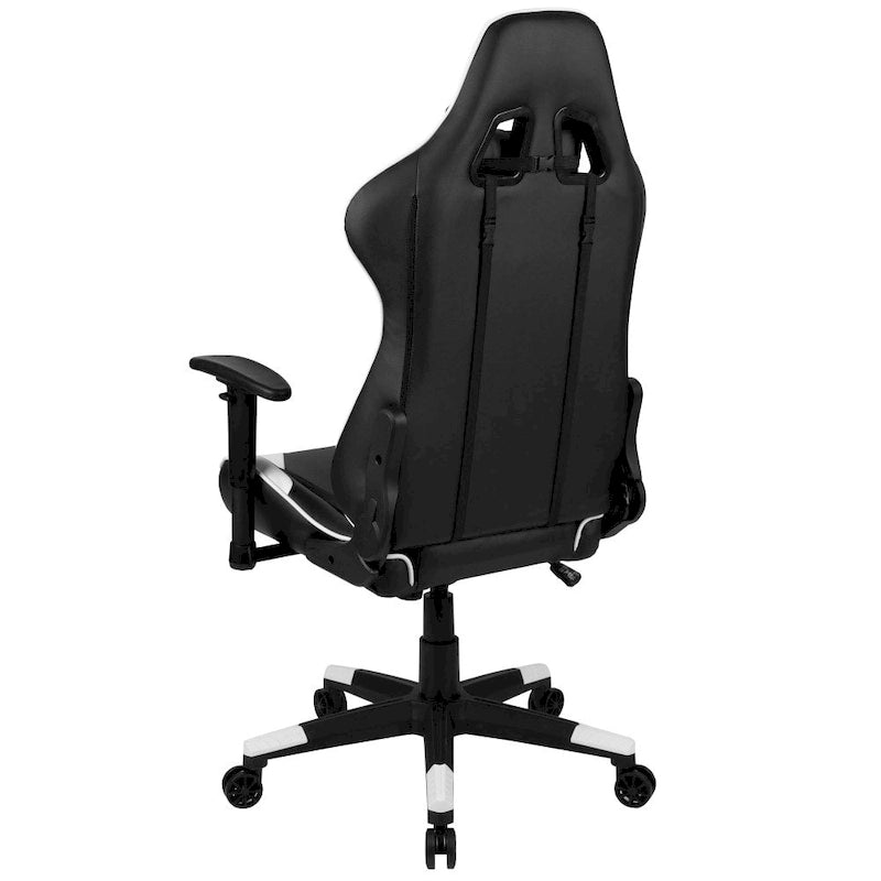 Ergonomischer Racing-Gaming-Stuhl mit vollständig neigbarer Rückenlehne in Rot