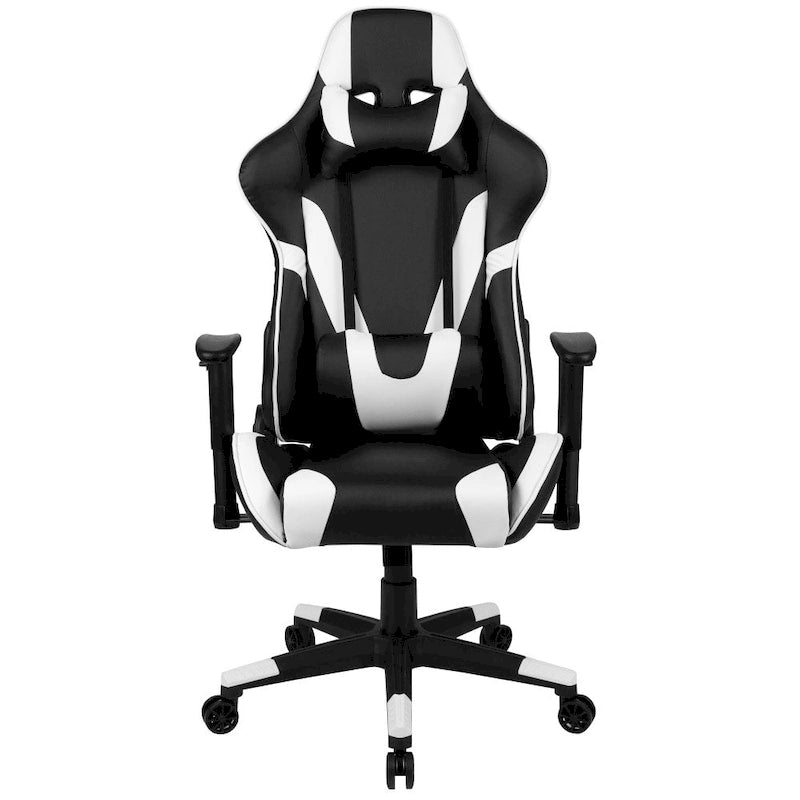 Ergonomischer Racing-Gaming-Stuhl mit vollständig neigbarer Rückenlehne in Rot