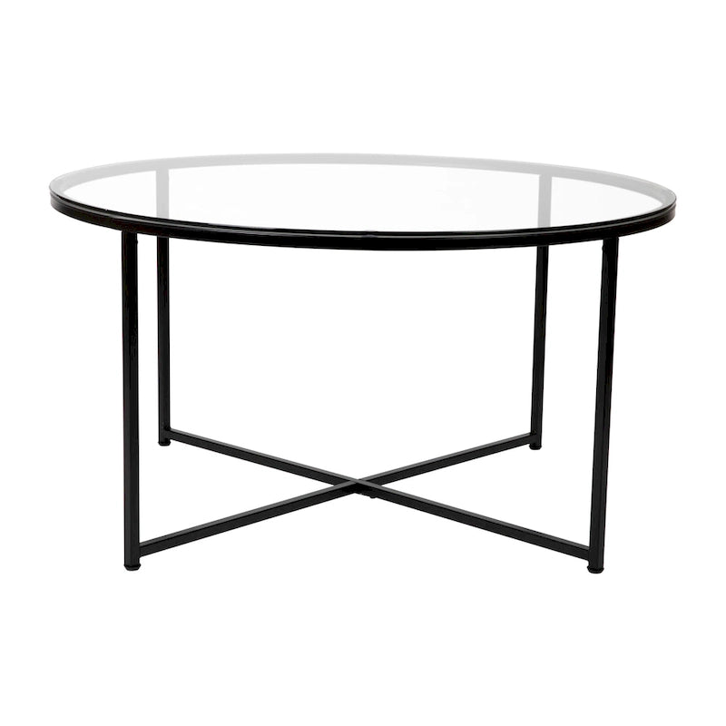 Tables gigognes finition avec piètement cantilever en métal