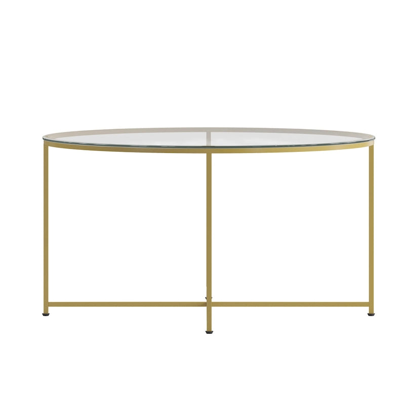 Tables gigognes finition avec piètement cantilever en métal