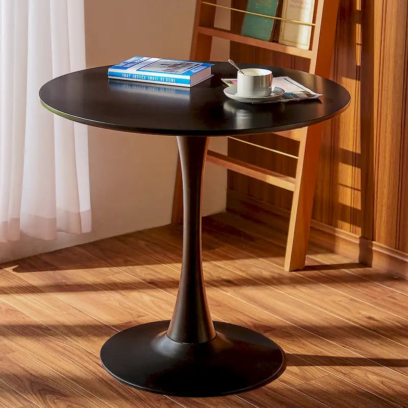 31.5 Inch Modern Round Kitchen and Dining Table for 2-4