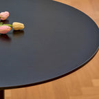 31.5 Inch Modern Round Kitchen and Dining Table for 2-4