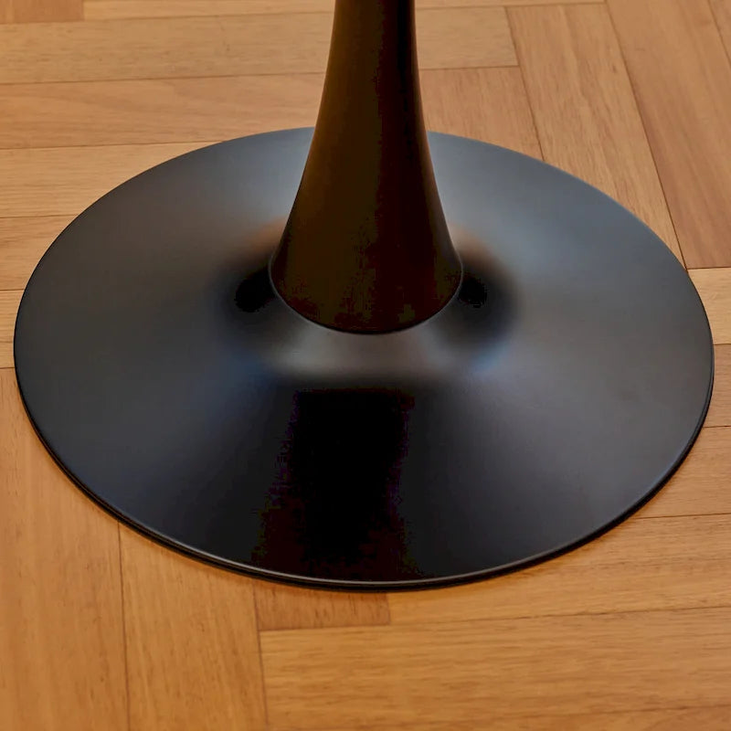 31.5 Inch Modern Round Kitchen and Dining Table for 2-4