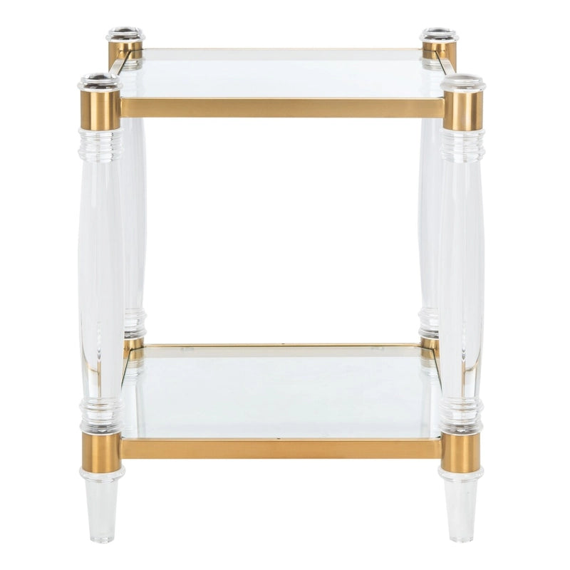Acrylic Accent Table - 20 W x 20 L x 24 H - 20Wx20Dx24H